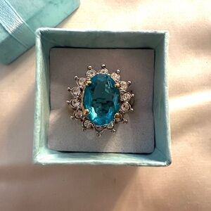 Sz 7 Gorgeous 60s Cocktailnring Cilantro The You H, Minor Goldstone Loss On Back